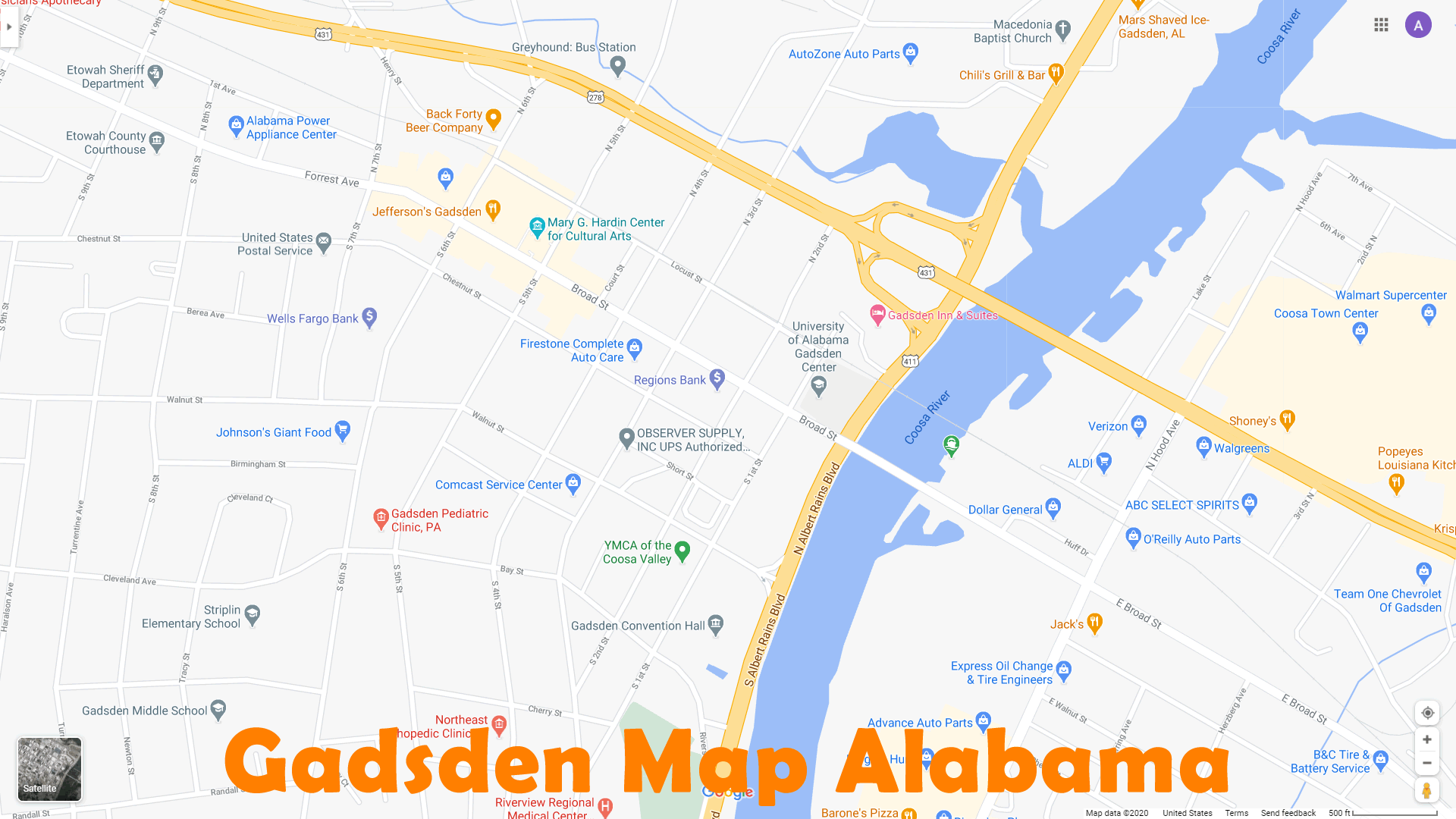 Gadsden map